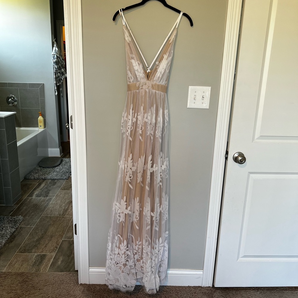 White Lace/Tulle Dress